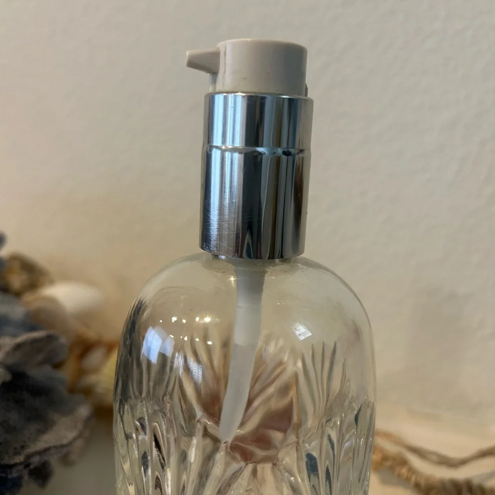 Vintage Houbigant Paris Demi Jour Empty Glass Lotion Bottle.